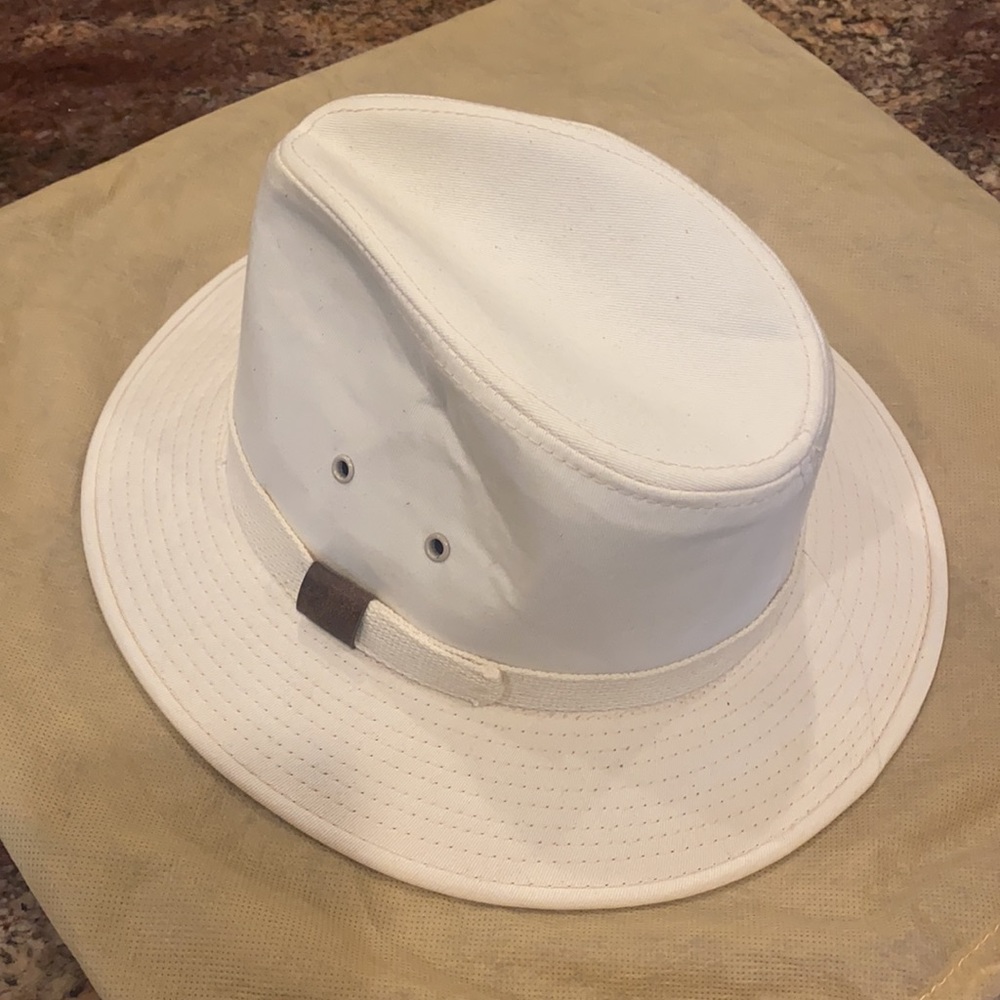 YOUNG AN Men’s Ivory Hat • Panama Jack Style • Never Worn w/Dust Bag • NWOT